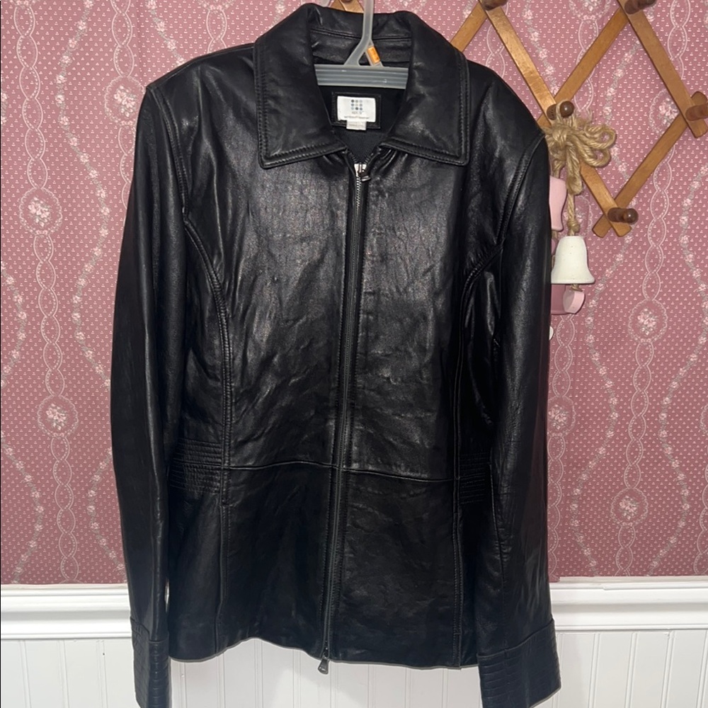 Black Lambskin Leather Jacket